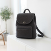 Charcoal Gray Modern Crochet Backpack Free Pattern