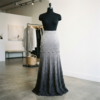 Charcoal Gray Modern Lace Maxi Skirt Free Crochet Pattern