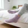 Lavender Dream Ankle Socks Free Crochet Pattern