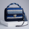 Midnight Navy Elegant Braided Clutch Free Crochet Pattern