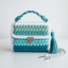 Ocean Breeze Ombre Braided Purse Free Crochet Pattern