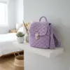 Lavender Mini Backpack Free Crochet Pattern