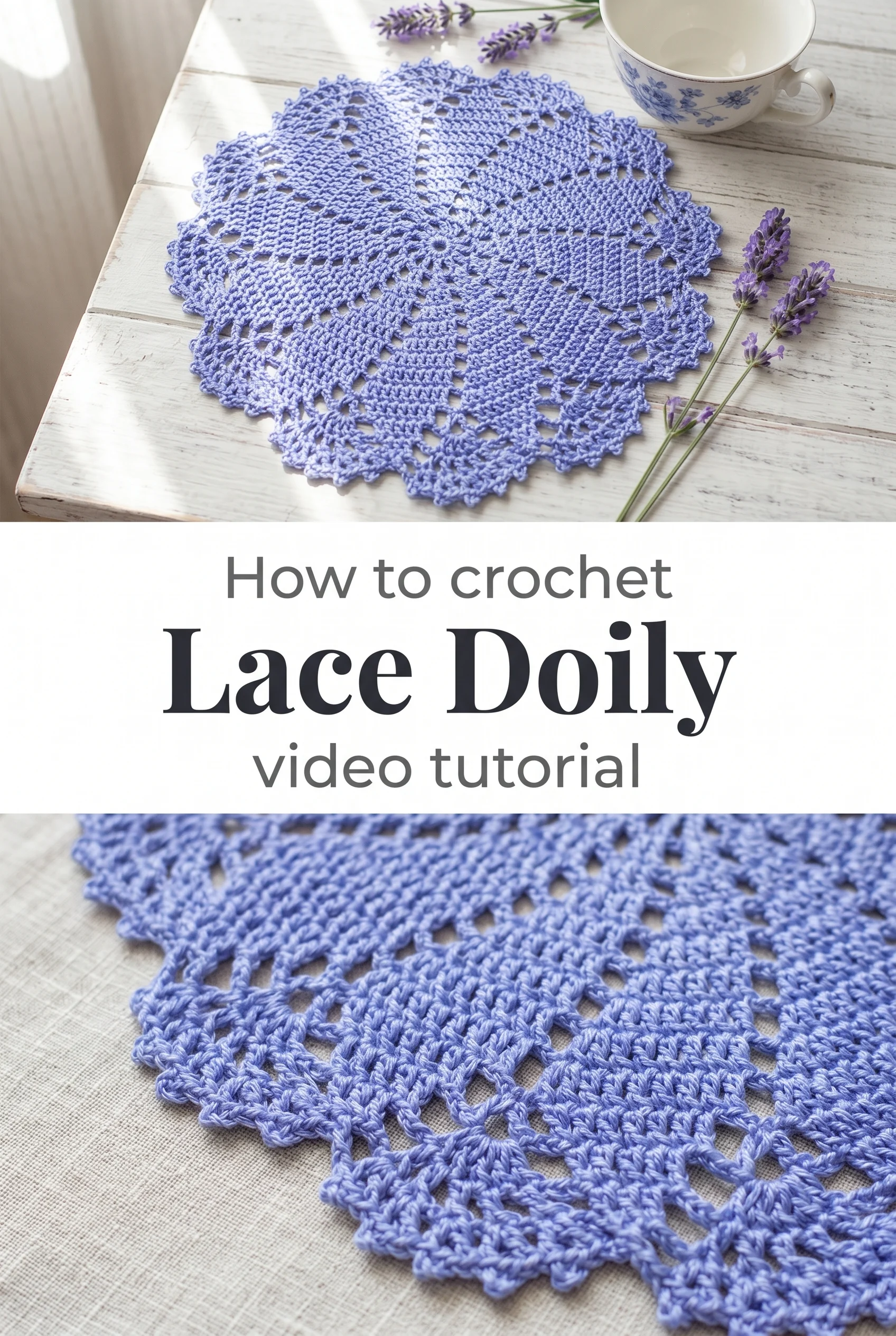 Crochet Lace Doily: A Delicate Decorative Accent