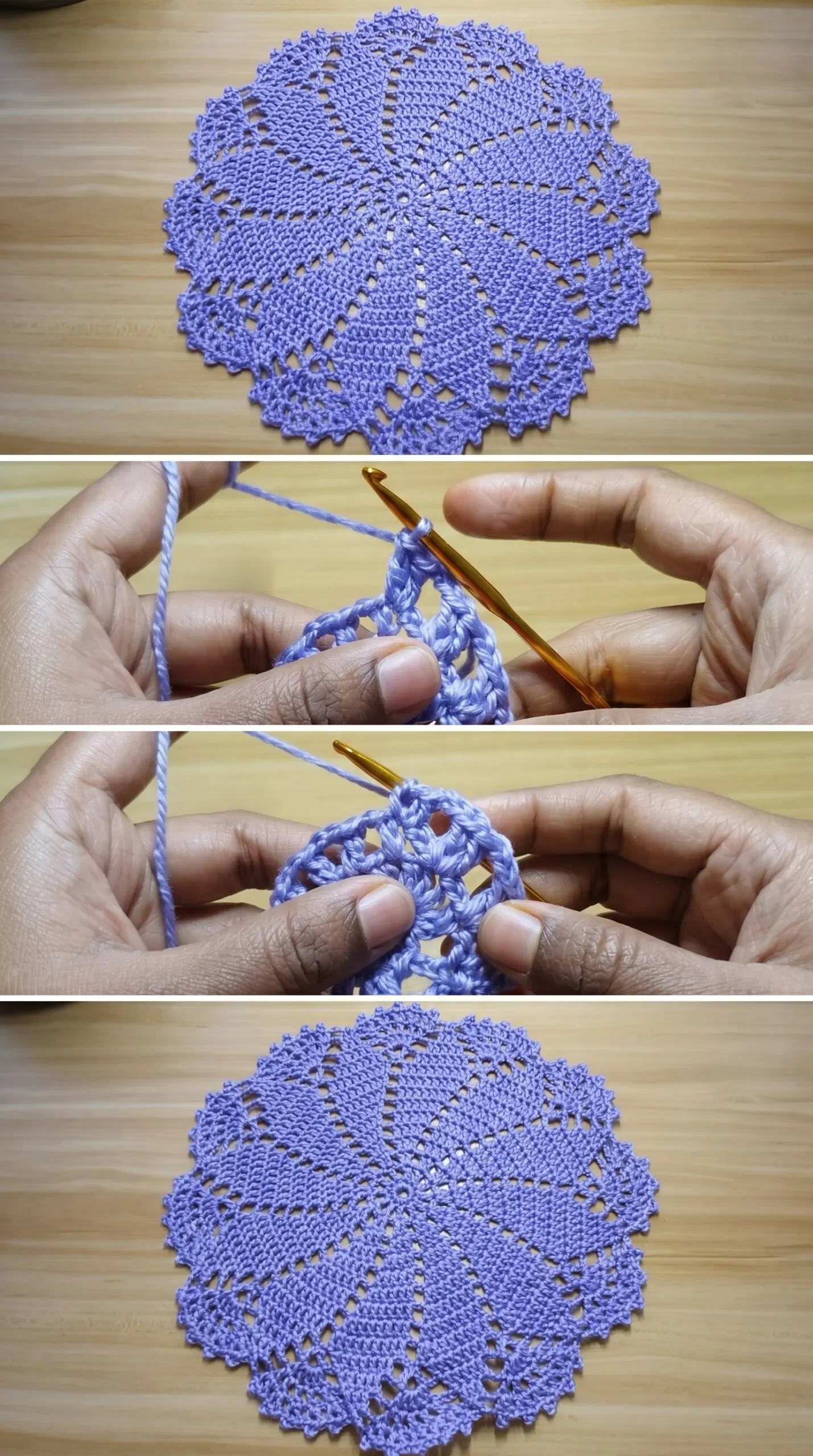 Crochet Lace Doily: A Delicate Decorative Accent pattern