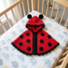 Baby Ladybug Poncho Free Crochet Pattern