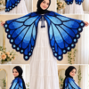 Blue Morpho Butterfly Cape Crochet Pattern