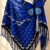 Blue Morpho Butterfly Shawl Crochet Pattern
