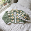 Daisy Granny Square Cardigan Set Free Crochet Pattern