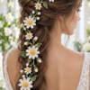 Daisy Meadow Hair Vine Crochet Pattern