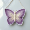 Lavender Butterfly Purse Free Crochet Pattern