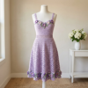 Lavender Garden Crochet Summer Dress Free Crochet Pattern