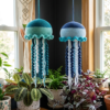 Ocean Blue Jellyfish Amigurumi Free Crochet Pattern