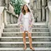 Pastel Rainbow Granny Square Hoodie Free Crochet Pattern