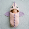 Pink Dragon Baby Swaddle Blanket Free Crochet Pattern