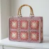 Pink Ombre Granny Square Purse Free Crochet Pattern