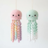 Rainbow Pastel Jellyfish Free Crochet Pattern