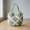 Sage Green Granny Square Hobo Bag Free Crochet Pattern