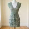 Sage Green Mesh Cover Up Free Crochet Pattern