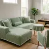 Sage Green Shell Stitch Sofa Set Free Crochet Pattern