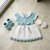 Snow Princess Baby Dress Set Free Crochet Pattern
