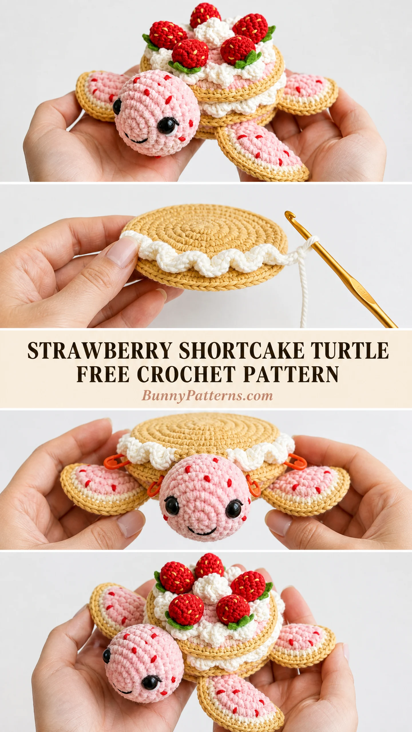 Strawberry Shortcake Turtle Free Crochet Pattern