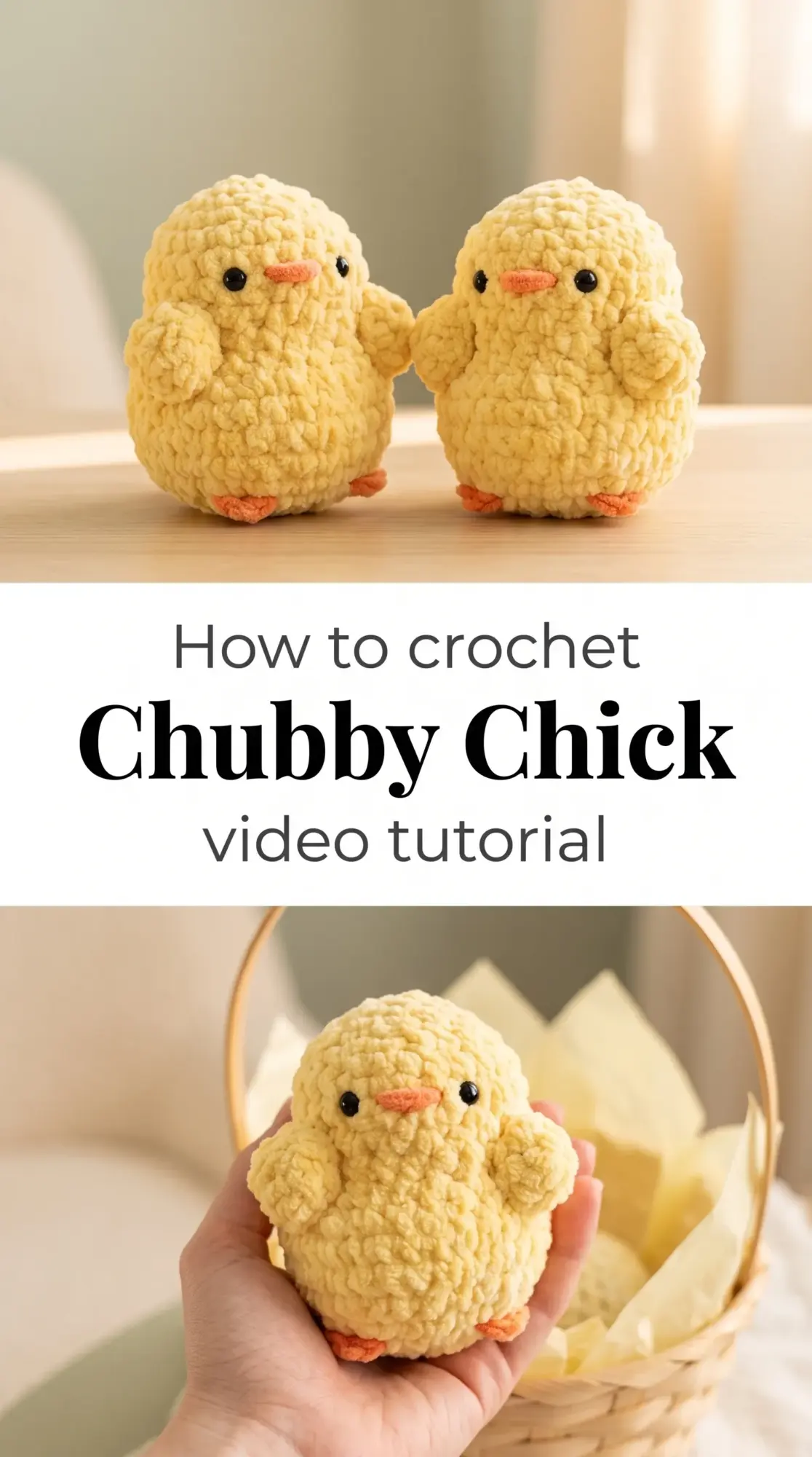 Crochet Chubby Chick: A Sweet and Charming Keepsake